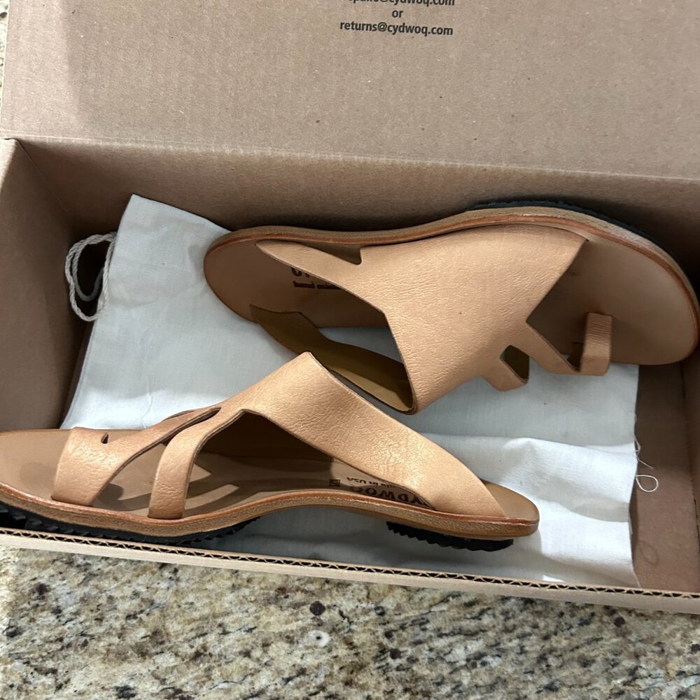 CYDWOQ Feline Womens Sandal, gold, 37.5 - Picture 2 of 8